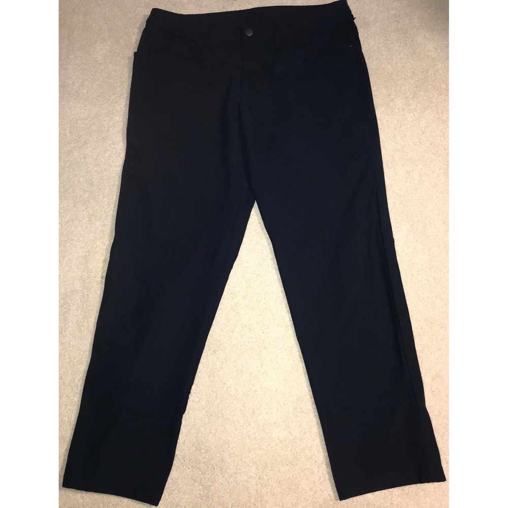 Lululemon ABC Pants Relaxed Tech Navy‎ Blue Commuter Size 33